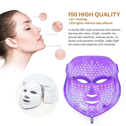 7 Colors LED Mask  LED Light Photon Face Mask