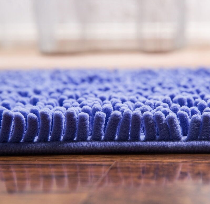 Chenille Absorbent Bathroom Non-slip Floor Mat