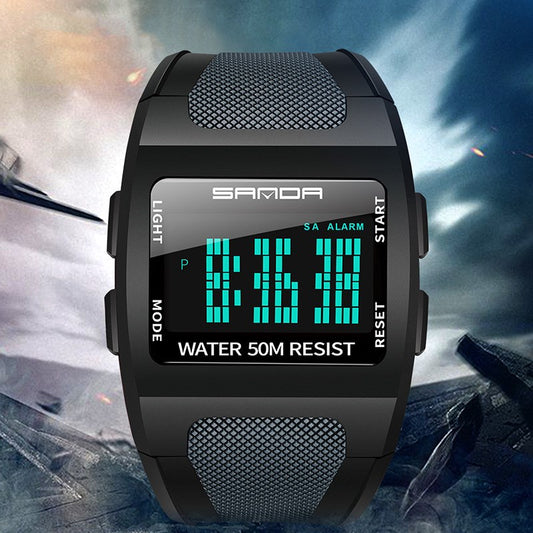 Sanda Sports Waterproof Electronic Watch