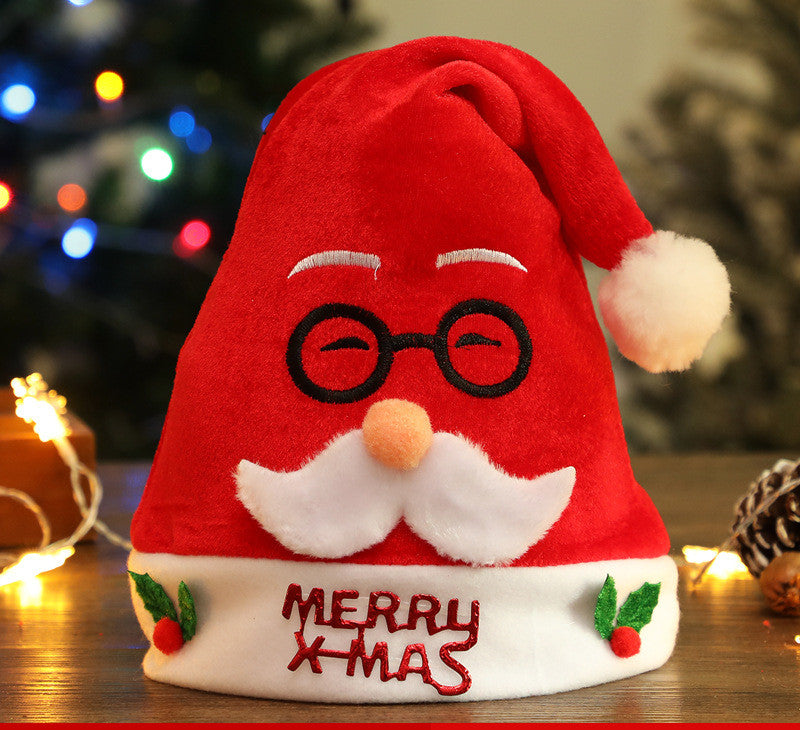 Glasses Santa Hat