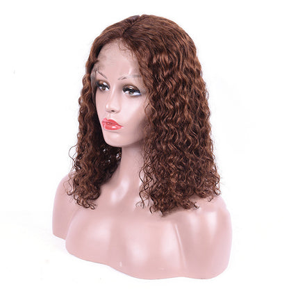 Customized Brazilian Real Hair Colour Wave Wig 100% high-quality human hair (without any chemical fibre and animal hair)