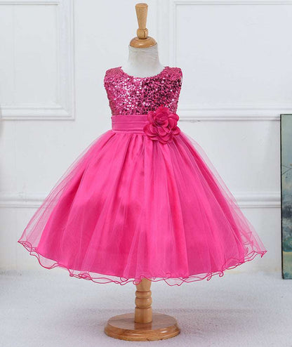 Baby Sequin Dress Flower Girl Wedding Princess Dress