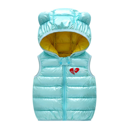 Children Warm Sleeveless Waistcoat Jackets