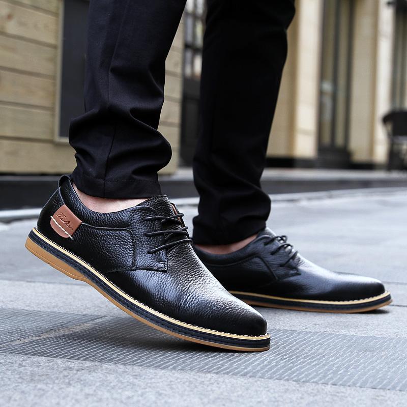 Leather British Shoes Men