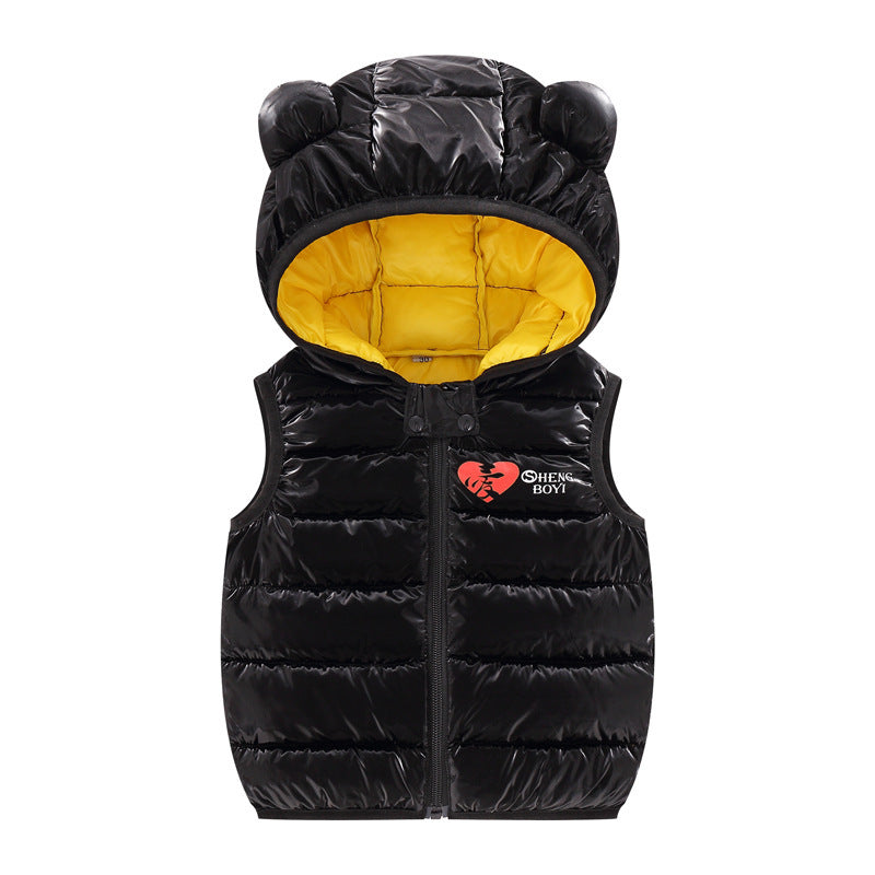 Children Warm Sleeveless Waistcoat Jackets