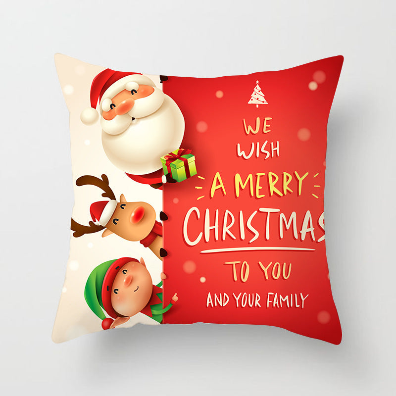 Santa snowman pillowcase