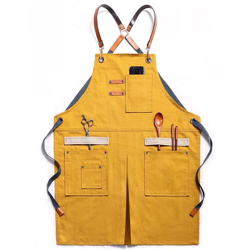 Outdoor Gardening Overalls Barber Barista Apron Whole Body