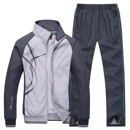 Leisure sports couple suit