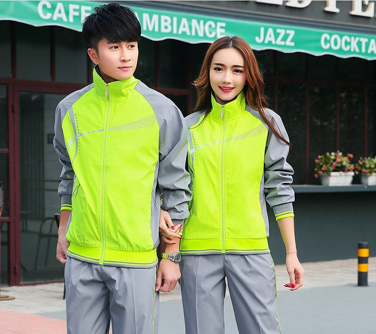 Leisure sports couple suit