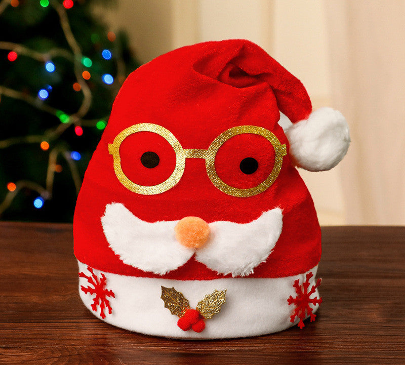 Glasses Santa Hat