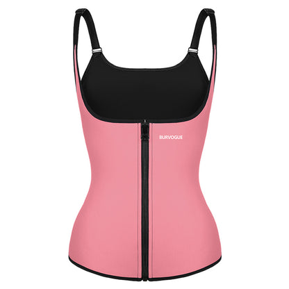 Burvogue Waist Trainer Corset Underbust Shapewear Latex Body