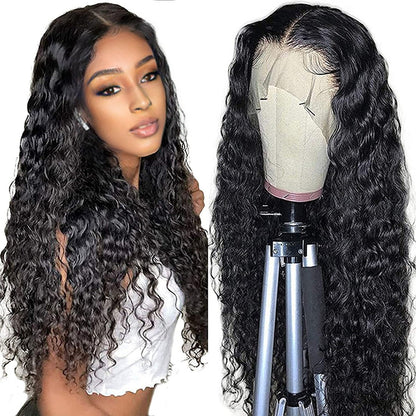 Front Lace Of Female Straight Hair Wig: 13 * 4 water wave.