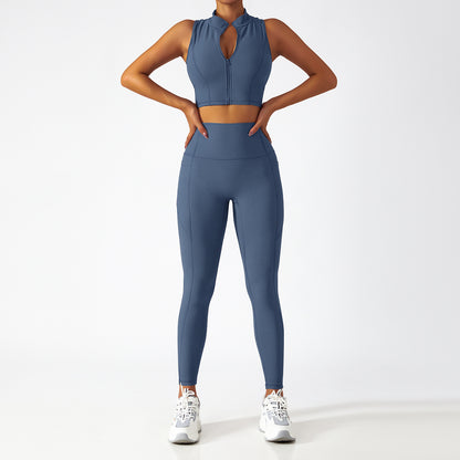 Yoga Zipper Suit For Women