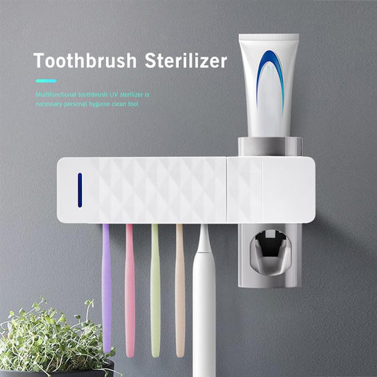 Sterilizer toothbrush rack