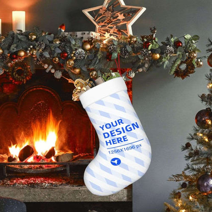 Double Sided Design Christmas Decorative Socks