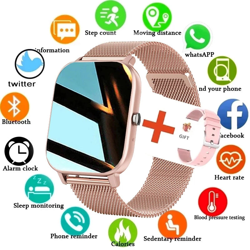 Smart Watch Heart Rate Blood Pressure Colour Screen Exercise