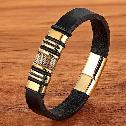 Scorpion Bracelet Leather Woven Bracelet Men