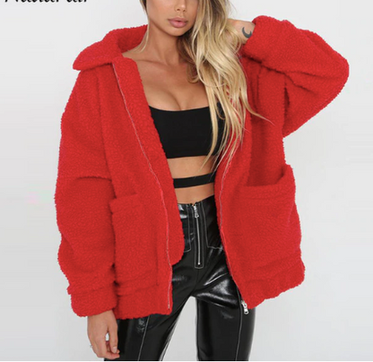 Warm Thick Plush Coat Jacket