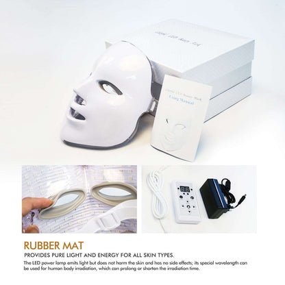 7 Colors LED Mask  LED Light Photon Face Mask