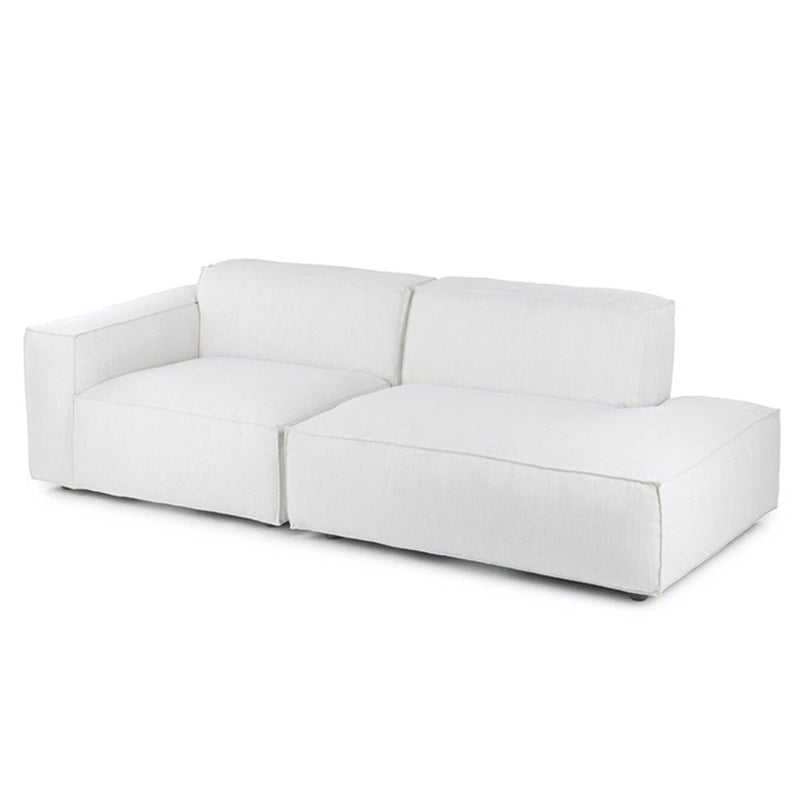 Tofu Piece Fabric Sofa Combination Modern: Office and Living Room