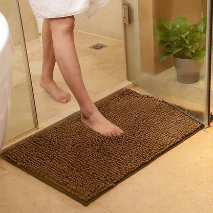 Chenille Absorbent Bathroom Non-slip Floor Mat