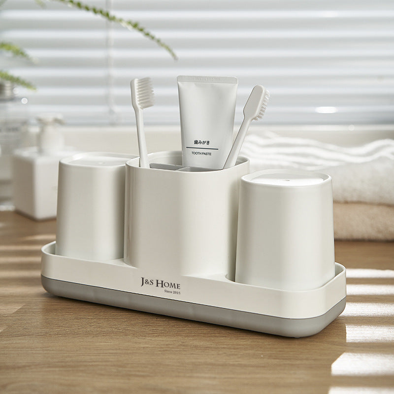 Stylish Bathroom Storage Desktop Toothbrush Holder