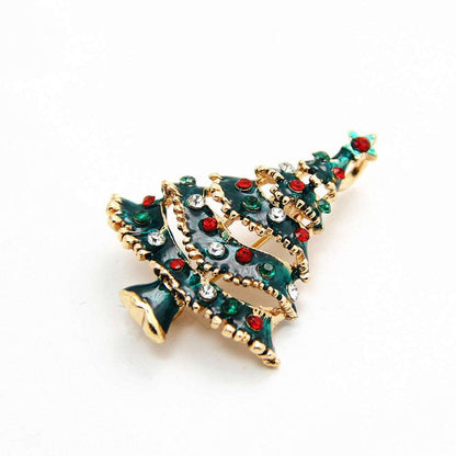 Christmas Tree Brooch Pin Women Girls Jewelry