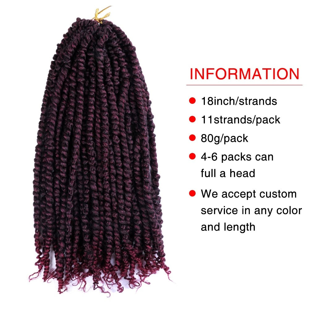 Women's Fashion Simple Crochet Decorative Wig