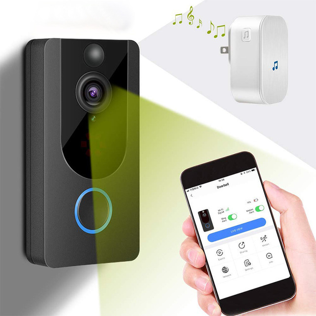 Intelligent voice intercom video doorbell