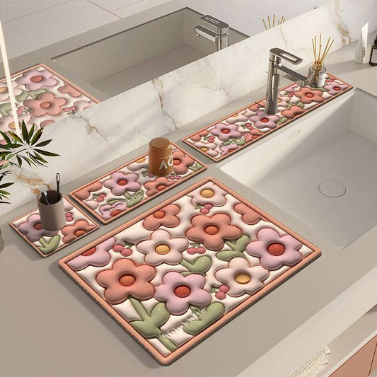 Bathroom Diatom Mud Absorbent Mat