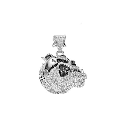 Personality Diamond Stud Animal Hedgehog Pendant Necklace