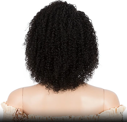 European and American Style Silk Wig Set: Mid-Length Corn Perm with Small Curly Hair