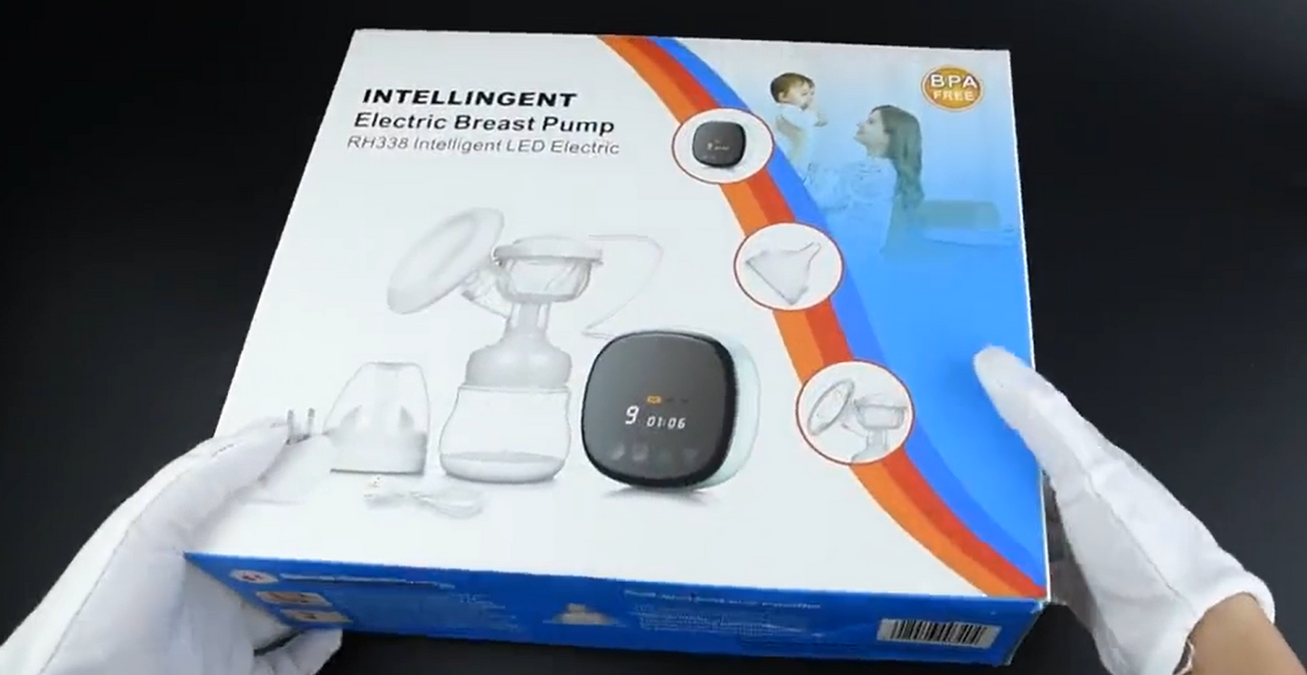 Smart Electric Breast Pump Mute, Rechargeable Portable Milking Device, Maternal Breast Pump, High Suction