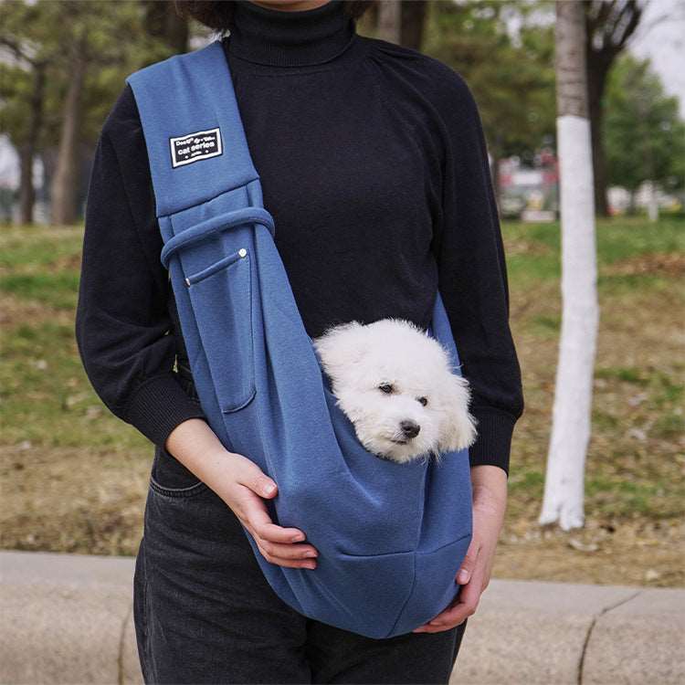 Breathable Pet Bag: Messenger Dog Backpack for Dogs and Cats.