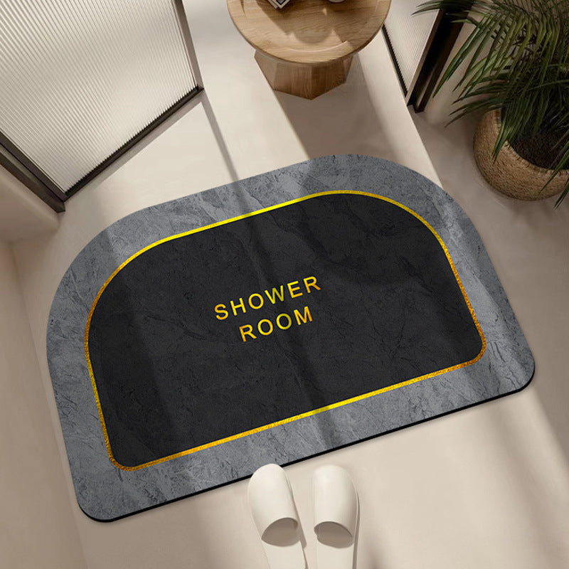 Cushion Anti-skid Bathroom Diatom Mud Absorbent Mat Carpet