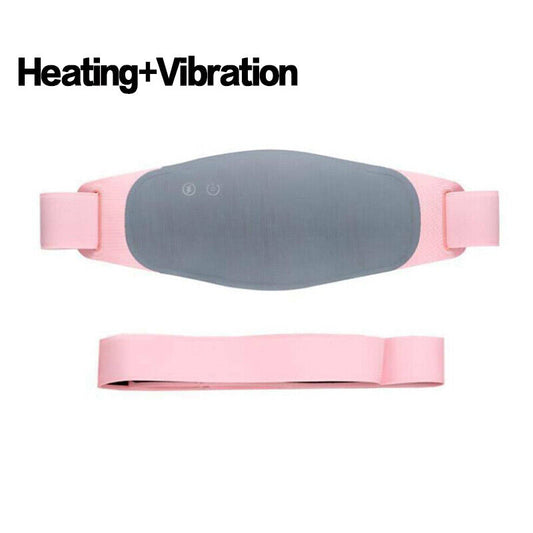 Warm Heating Vibration Electric Waist Belt Massage Menstrual Relief Period Pain