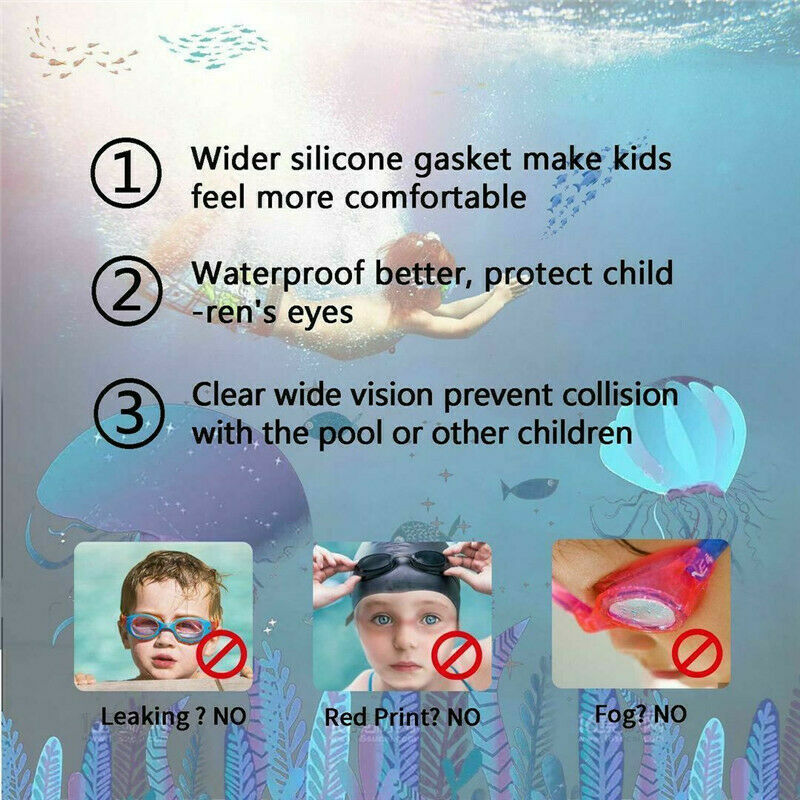 Kids Anti-Fog Swimming Goggles Pool Swim Glasses For Junior Children Swimmer Hot