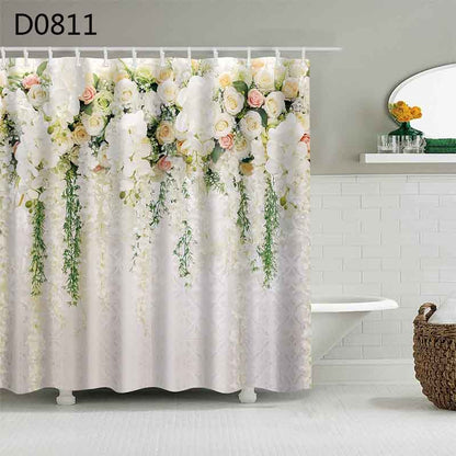 Shower Curtain Waterproof Thickened Bathroom Curtain