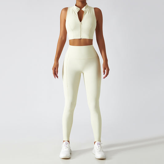 Yoga Zipper Suit For Women