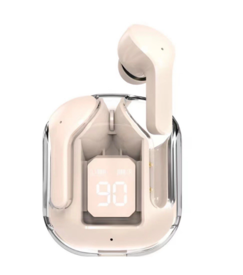 Transparent Wireless Bluetooth Headset Digital Display Noise Reduction True Wireless Sports Music