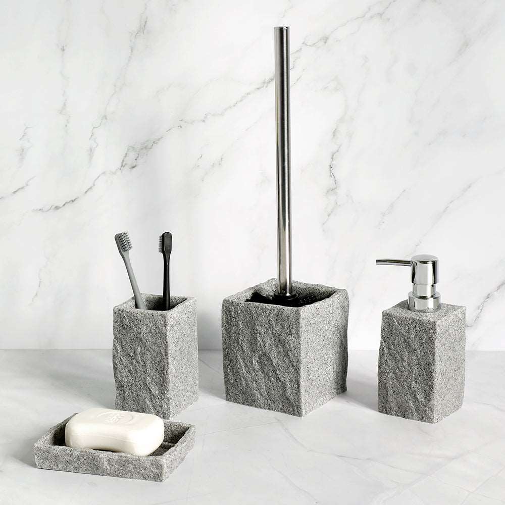 Bathroom Accessories Set Imitati Granite Resin Iiquid Soap D