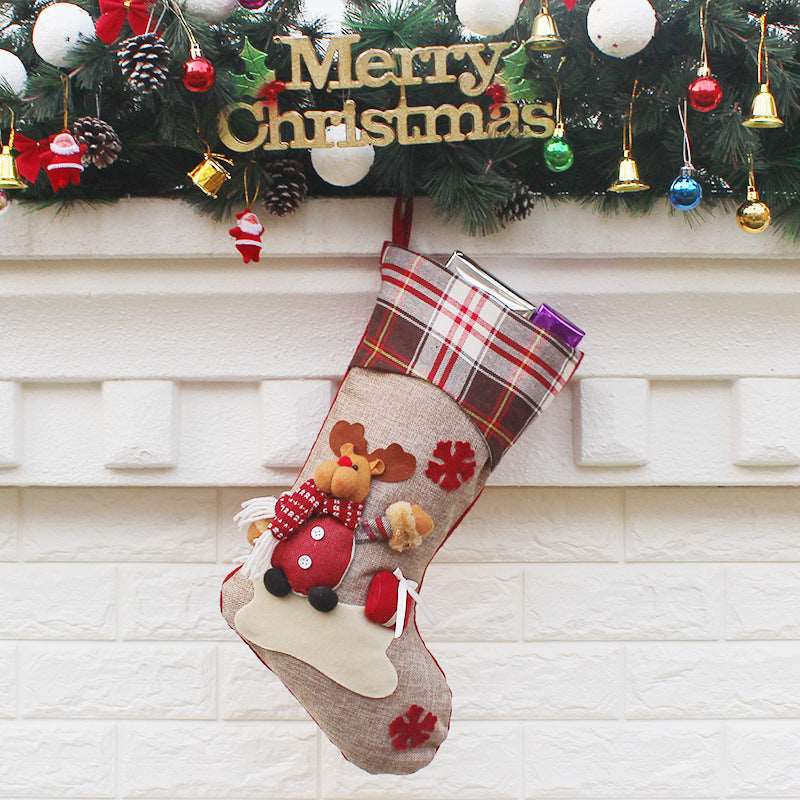 Christmas Decoration And Layout Supplies New Year Gift Socks Gift Bag