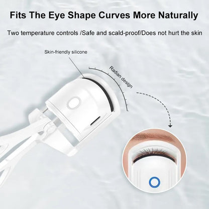 Eyelash Curler Portable Electric Heated Comb