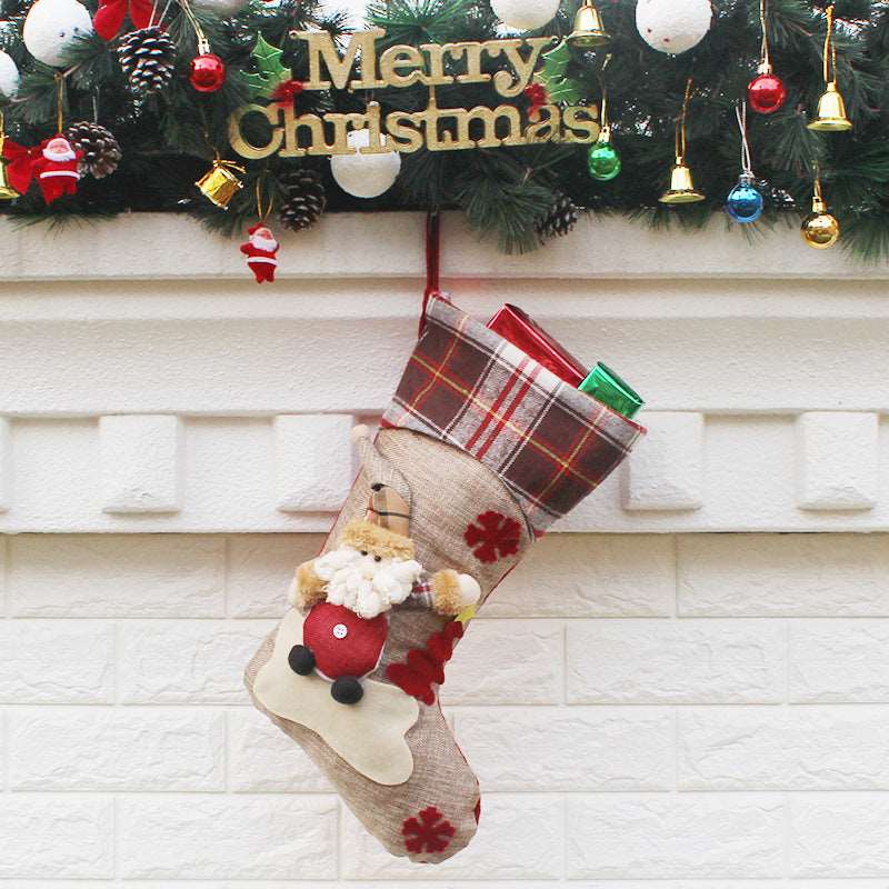 Christmas Decoration And Layout Supplies New Year Gift Socks Gift Bag