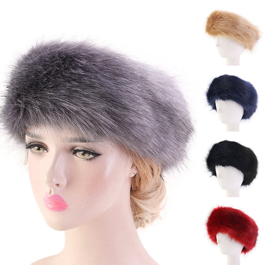 Warm Fur Headband Plush Ear Protectors