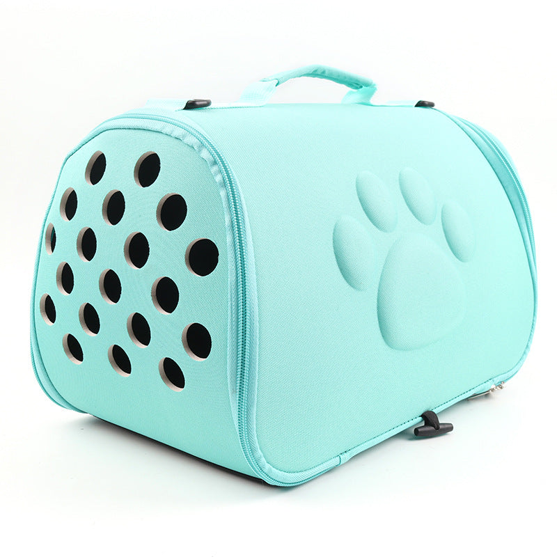 Foldable Pet Backpack: Stylish and Convenient Outing Solution.