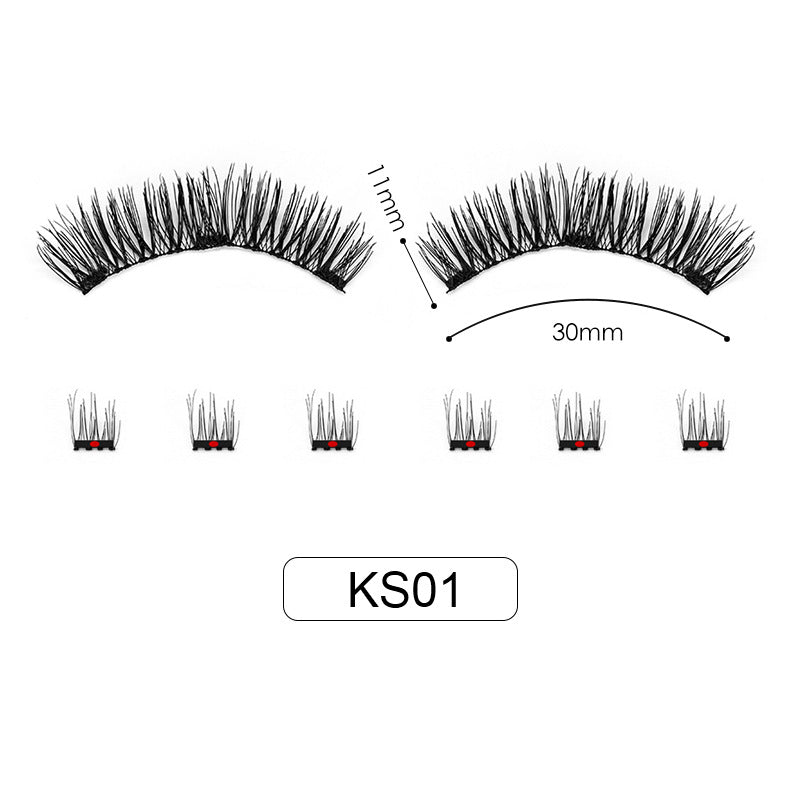 Eco-Chic Beauty: Long-Lasting Waterproof 3D Magnetic Eyelashes for Effortless Glamour