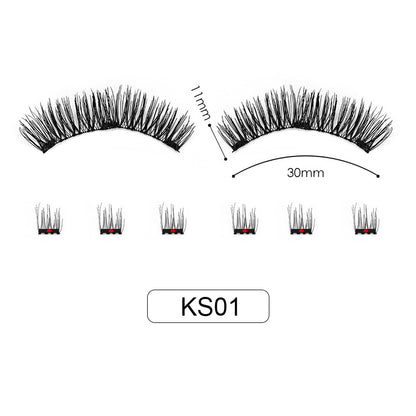 Eco-Chic Beauty: Long-Lasting Waterproof 3D Magnetic Eyelashes for Effortless Glamour