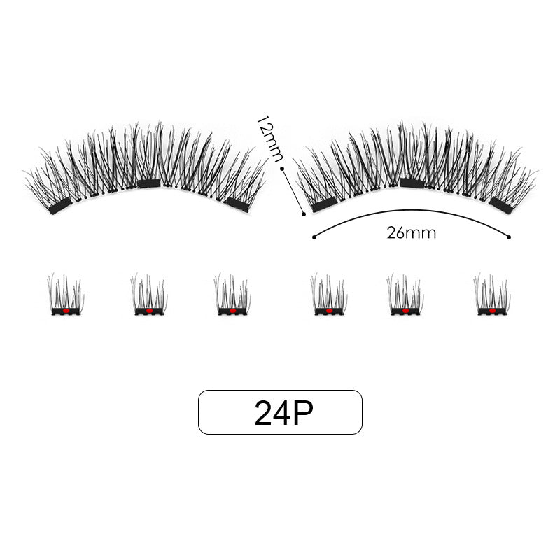 Eco-Chic Beauty: Long-Lasting Waterproof 3D Magnetic Eyelashes for Effortless Glamour