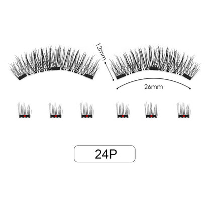 Eco-Chic Beauty: Long-Lasting Waterproof 3D Magnetic Eyelashes for Effortless Glamour